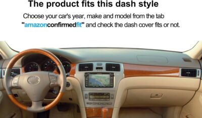 Dash Cover Mat Custom Fit for Lexus ES300 ES330, Dashboard Cover Pad Carpet Protector F116 (Beige) - Image 2