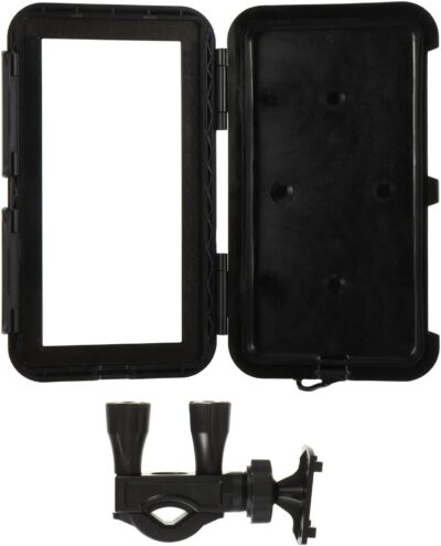 Waterproof Plastic Motorcycle Bike Phone Holder, Shockproof Handlebar Mount for Riding Navigation - Image 5