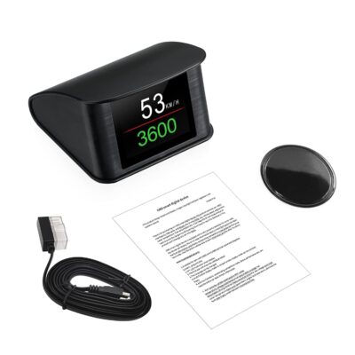 P10 obd2 Gauge Display Car Speedometer OBD2 Heads up Display for Cars with RPM, Water Temperature, Voltage, Fuel Consumption, Smart OBD2 Diagnostic Tool, Speed Alert - Image 9