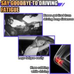 2PCS Car Door Armrest Pads, Soft Memory Foam Car Knee Leg Elbow Cushion, Leather Car Arm Rest Pillow for Comfort Support, Universal Car Interior Accessories for Most Vehicles (Black) - Image 5