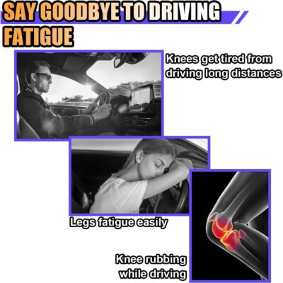 2PCS Car Door Armrest Pads, Soft Memory Foam Car Knee Leg Elbow Cushion, Leather Car Arm Rest Pillow for Comfort Support, Universal Car Interior Accessories for Most Vehicles (Black) - Image 5