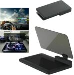 MACHSWON 6" Screen Universal Car HUD Head Up Display Projector Phone Navigation GPS Holder
