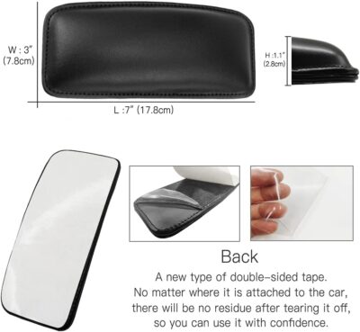 4 Pack Auto Center Console Elbow Leg Knee Pad, Leather Armrest Cover Cushion for SUV/Truck/Car, Universal Interior Accessories - Image 3