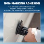 BRDRC Pocket 3 Suction Cup Mount, For Xtra Muse Car Windshield Window Dash Holder Kit with Expansion Adapter for Insta360 X4 X5 Go 3S for GoPro Max Mini Hero Pocket 3 2 Action 6 5 Pro Nano Accessories - Image 6