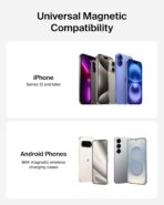 Belkin Wireless Car Charger, Magnetic Car Vent Mount w/ 3.3ft USB C Cable, Qi2 MagSafe Compatible Fast Charging iPhone Charger for iPhone 17, Galaxy S26, Pixel 10, & More - Travel Accessories - Black - Image 10