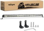 Nilight Slim LED Light Bar 31 Inch 78LED Single Row Spot Flood Combo Fog Driving Work Roof Bumper Lamp Offroad Lighting for 4x4 Trucks SUV ATV UTV