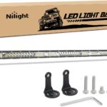 Nilight Slim LED Light Bar 31 Inch 78LED Single Row Spot Flood Combo Fog Driving Work Roof Bumper Lamp Offroad Lighting for 4x4 Trucks SUV ATV UTV