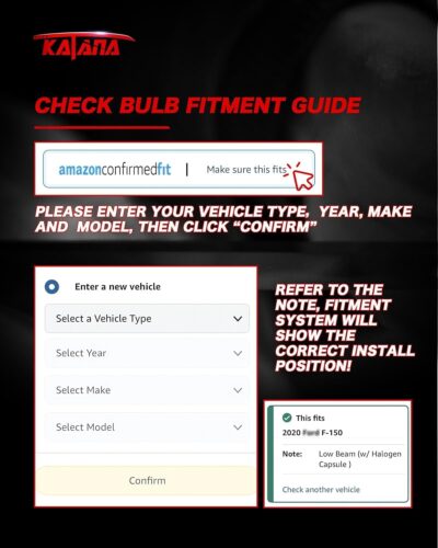 KATANA H7 Light Bulbs, No Adapter Required 400% Brightness 6500K Non-Polarity Plug and Play, Powersports, Pack of 2 - Image 8