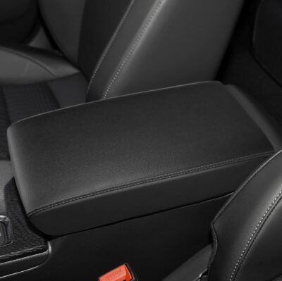 INTGET Center Console Cover for 2025 2026 Honda Civic Accessories 2022 2023 2024 Leather Interior 11th gen Civic Sport Hatchback Car Arm Rest Armrest Cover Lid Protector Seat Elbow (Gray Stitches) - Image 4