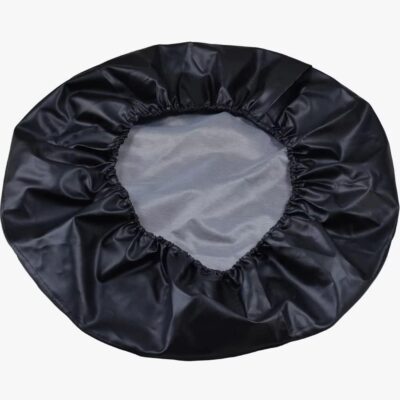 Spare Tire Cover, Black Wheel Cover Waterproof PVC Leather Dust-Proof Universal Fit for Jeep, Trailer, RV, SUV, Camper and Vehicle (15 Inch) - Image 8