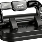 Car Phone Holder 360 Degree Rotation, Suitable for car Navigation in-car Dashboard, Horizontal and Vertical Screen Adjustment Angle, Suction Cup Fixed Non-Slip Mobile Phone Holder Suitable (Black)