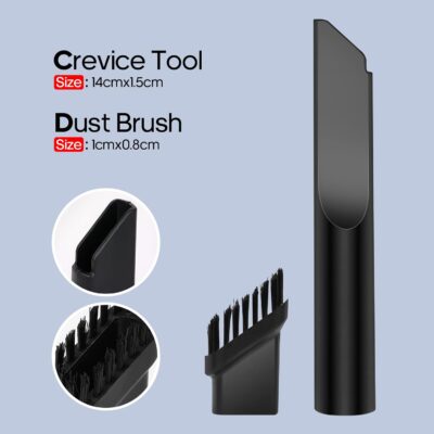 Portable Mini Car Vacuum Cleaner, High Power Cordless(400g) Handheld Rechargeable Vacuum Cleaner for Desk V06 - Image 5