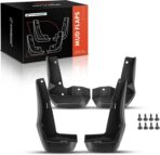 A-Premium Set of 4PCS Mud Flaps Splash Guards Mudguards Mudflaps Compatible with Honda Civic 2017 2018 2019 2020 2021, Hatchback, Front and Rear (Driver & Passenger Sides)