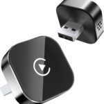 CarPlay Wireless Adapter for Apple, 2026 Upgrade Wired to Wireless CarPlay Adapter, Car Play Dongle Stick Only for Apple Wired CarPlay Cars and for iPhone iOS 10+, Plug & Play, Fast Stable Connection