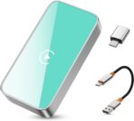 Wireless CarPlay Adapter,Covert Factory Wired to Wireless Car Play Adapter for iPhone 6+ (iOS only) Easy Setup Plug&Play,Multiple Controls,Support USB&USB-C