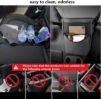 Tumecos Car Handbag Holder Between Seats, Multifunctional Car organizer for Center Armrest Box,Car Storage Bag Pocket Handbag Purse Holder for Storage, Large capacity, wear resistant(Black) - Image 6