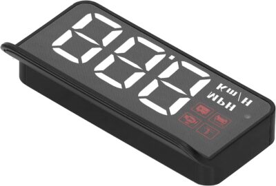 Car Windshield Speedometer Gauge,OBD2 HUD Windshield Projector Dash Speedometer Display for Most of Car - Image 9