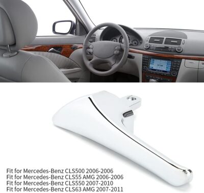 Aramox 2117660224 2117660124 Door Handle for -Benz W211 E-Class E320 E500 E63 AMG Chrome Car Interior Accessories (Left 2117660124) - Image 2