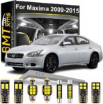 BMT xms LED Interior Light Kit Replacement for Nissan Maxima 2009 2010 2011 2012 2013 2014 2015, Super Bright 6000K White