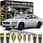 BMT xms LED Interior Light Kit Replacement for Nissan Maxima 2009 2010 2011 2012 2013 2014 2015, Super Bright 6000K White