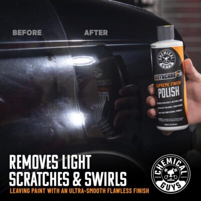 Chemical Guys InSynchro V45 Polish - 16 oz Medium Cut Car Polish for Cars, Trucks, SUVs, Motorcycles, and RVs - Removes Light Scratches, Swirls, and Haze - Restores Color Depth and High Gloss Finish - Image 2