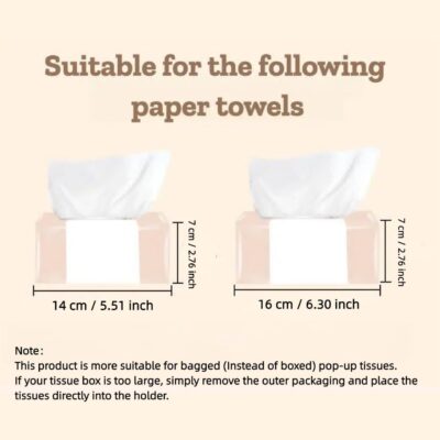 2-in-1 Car Tissue Holder & Trash Bin Organizer Cute Plush Bear/Rabbit/Capybara for Armrest Easy to Install Soft & Adorable (Rabbit) - Image 2