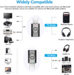 Bluetooth Car Aux Adapter, Wireless 5.0 Stereo Music Receiver Noise Cancelling Hands-Free Car Kits, Mini 3.5mm Jack Audio Adapter Transmitter for Car/Home Stereo, Speakers, PC, TV More Audio System - Image 7