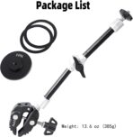 All-Metal Magnetic Phone Holder with Super Clamp&10″ Long Arm for Magsafe, Adjustable Rear View Mirror Phone Holder Mount for Car/Truck/Handlebar, Compatible with iPhone 16 15 14 13 12 Series - Image 7