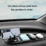 Tumecos Car Non-Slip Pad for Car Dashboard,Dashboard Mat for Car Dashboard Accessories,Dash Cell Phone Mount,Non-Slip Mat Can Hold Cell Phone, Keys, Sunglasses - Image 5