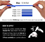 4R Quattroerre.it 10498 Trim Stripes Adhesive Strips for Cars, Blue, 10 mm x 10 mt - Image 3