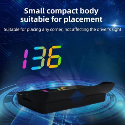 Heads Up Display for Cars, Car HUD Display Projector, Windshield Speedometer with 7-Color Display Option for All Cars,USB Cable and Play - Image 7