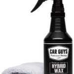 CAR GUYS Hybrid Spray Wax | Advanced Car Wax | Long Lasting and Easy To Use | Safe on All Surfaces | 18 Oz Kit with Towel