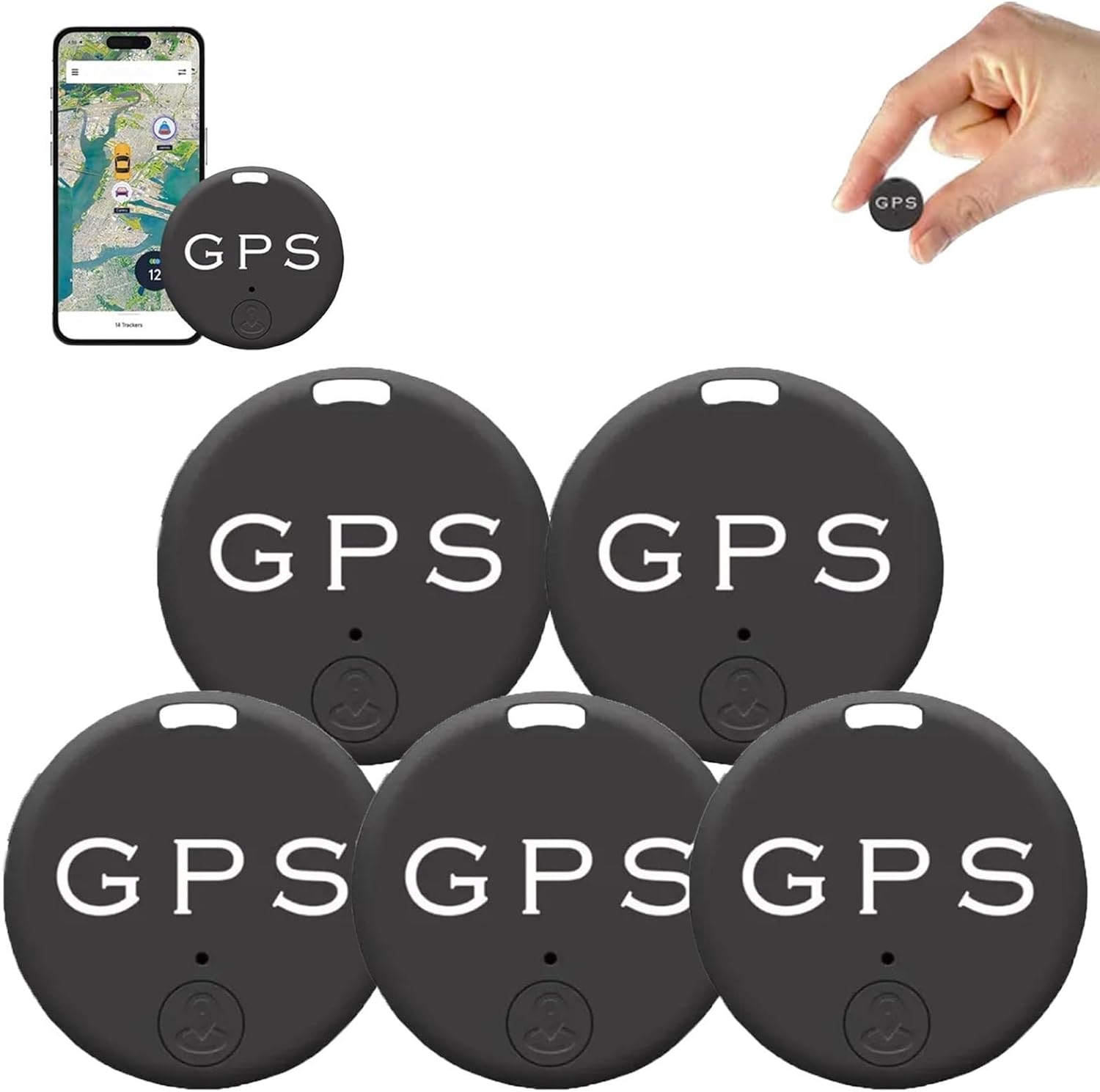 61GHE-QOKGL._AC_SL1500_.jpg Mini Magnetic GPS Tracker,Easyfind Mini Magnetic GPS Tracker,Strong Car Vehicle Tracking Anti-Lost Car Hidden, GPS Tracking Device(5PCS) - Image 1