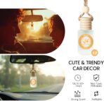Car Air Freshener-Sunny Citrus Scent Car Fresheners Long Lasting Essential Oil Car Diffuser- Cute Car Accessories for Women Interior without Methyl Carbitol&Hexylene Glycol - Image 4