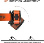 Headlamp Rechargeable, Lightweight LED Head Lamp, Motion Sensor Head Flashlight, Super Bright Waterproof Head Light for Camping, Running, Reading, Work, and Everyday Carry (EDC) - Image 4
