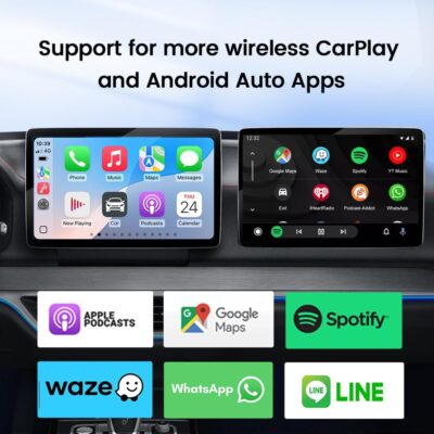 Carlinkit Wireless CarPlay Adapter for iPhone MINI5 PRO – Seamless Wireless Conversion for CarPlay & Android Auto(Blue) - Image 2