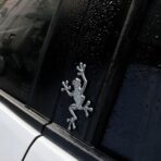 3D Metal Chrome Frog Car Emblem, Highly Distinctive car Decals, Car Decal Sticker Side Rear Trunk Decoration Accessories, Unisex Frog Auto Parts - Image 6