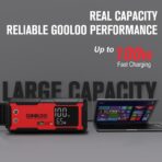 GOOLOO GT4000S Jump Starter 4000 Amp Car Starter 100W Two-Way Fast-Charging Portable Car Battery Charger Booster Pack for 10L Diesel and All Gas Engines, SuperSafe Lithium Jump Box for 12V Vehicles - Image 4