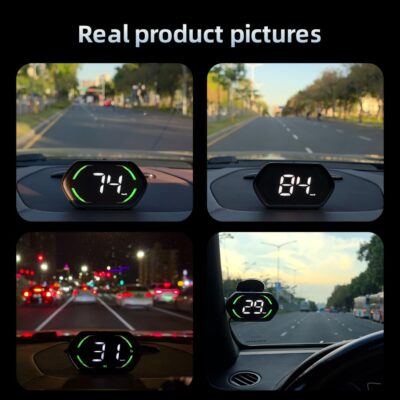 Universal GPS Speedometer HUD for Cars - 2025 New Head Up Display with MPH/KMH, Overspeed Alarm, Fatigue Alert, Large LED Font, Plug & Play USB, Auto Brightness - Fits All Vehicles (Green) - Image 6