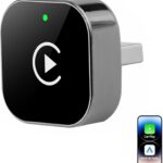 2-in-1 Wireless CarPlay Adapter for iPhone ＆ Wireless Android auto Adapter,2026 Upgrade mini CarPlay,Fast Auto-Connect,Plug & Play, Apple Car Play for iOS 10+/ Android 11+