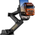 Truck Phone Holder Mount,Car Phone Holder,Dashboard Windshield Phone Holder 16.9 inch Long Arm,Super Suction Cup Compatible with Pickup Truck,Commercial Truck and All Phone,Black