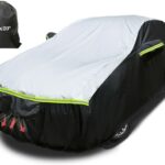 Car Cover Waterproof All Weather Tear-Resistant, Durable and Sun Protect,Suitable for Nissan Altima, Toyota Camry, Honda Accord, Lexus GS, Infiniti Q50, Kia K5, Fit Sedan Length (188-195 inch)