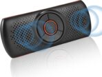 Bluetooth Car Speaker for Cellphone, Wireless Handsfree Car Kit Speakerphone with Clip for Sun Visor, Supports Siri and Voice Assistant, 20 Hours Working Time | TF Card Playing