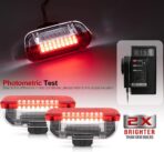 NJSBYL Led Door Panel Courtesy Lights for Atlas Arteon CC Eos Jetta MK5 MK6 Pasat-B6 NMS Golf MK7 Rabbit Footwell Step Welcome Light Side Door LED Projector Lamps White - Image 2