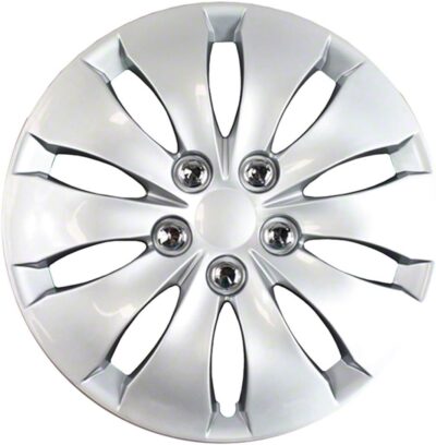 Upgrade Your Auto Set of Four 16" Silver Hubcap Wheel Covers for Honda Accord 2008-2012 (Push-on) - Image 3