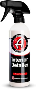 Adam's Polishes Interior Detailer 16 fl. oz (Sweet Pea) - Total Car Interior Cleaner, Protectant & Dressing | All Purpose Cleaner & Leather Conditioner | Vinyl, Dashboard, Screen, Seat Cleaner & More