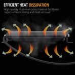 STDYSUN Ultra Slim Single Row LED Offroad Driving Fog Lights Bar 2Pcs 7Inch Waterproof Auxiliary Work Lights Grille Lights Bar fit for Motorcycle Truck Trator ATV UTV Golf Cart Boat Cars - Image 4