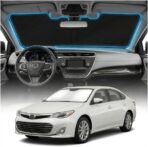 for Toyota Camry Sun Shade Windshield Cover - Custom Fit Camry Accessories 2007-2011 Sunshade Foldable UV Protection & Heat Shield Sun Visor Accessories