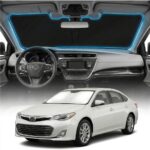for Toyota Camry Sun Shade Windshield Cover - Custom Fit Camry Accessories 2007-2011 Sunshade Foldable UV Protection & Heat Shield Sun Visor Accessories