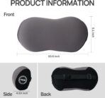 LIQUN Car Seat Neck Pillow, Skin Friendly Car Head Pillow, Memory Foam Neck Support, Driving to Relieve Neck Pain and Shoulder Pressure, (Black) - Image 2
